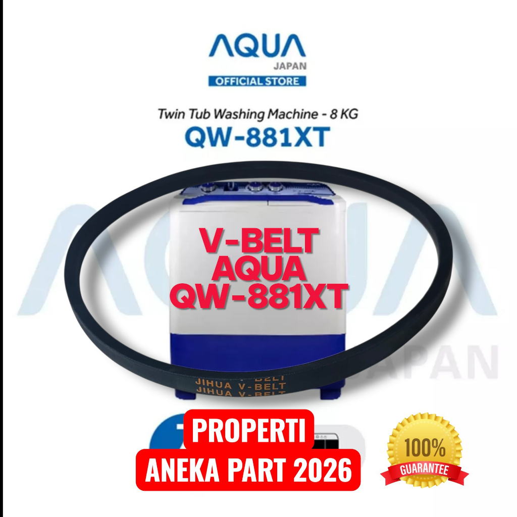 V-BELT MESIN CUCI AQUA QW-881XT V BELT VANBELT VBELT AQUA QW881XT QW881XT