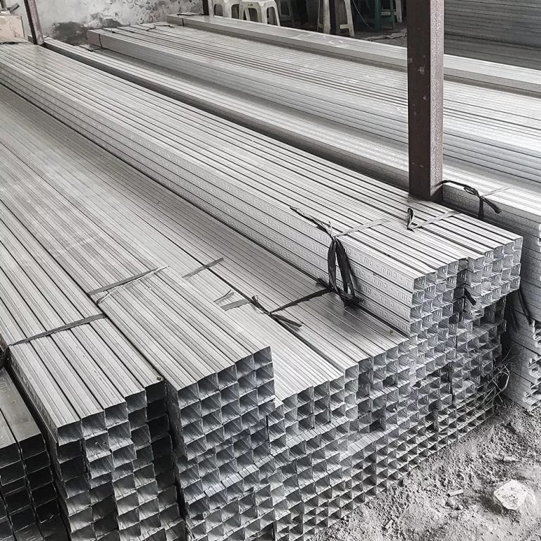 [BISA COD] Besi Hollow 4x4 Kotak Stall Galvanis Putih Per Batang Murah / Holo 40x40 Ukuran 4 meter J