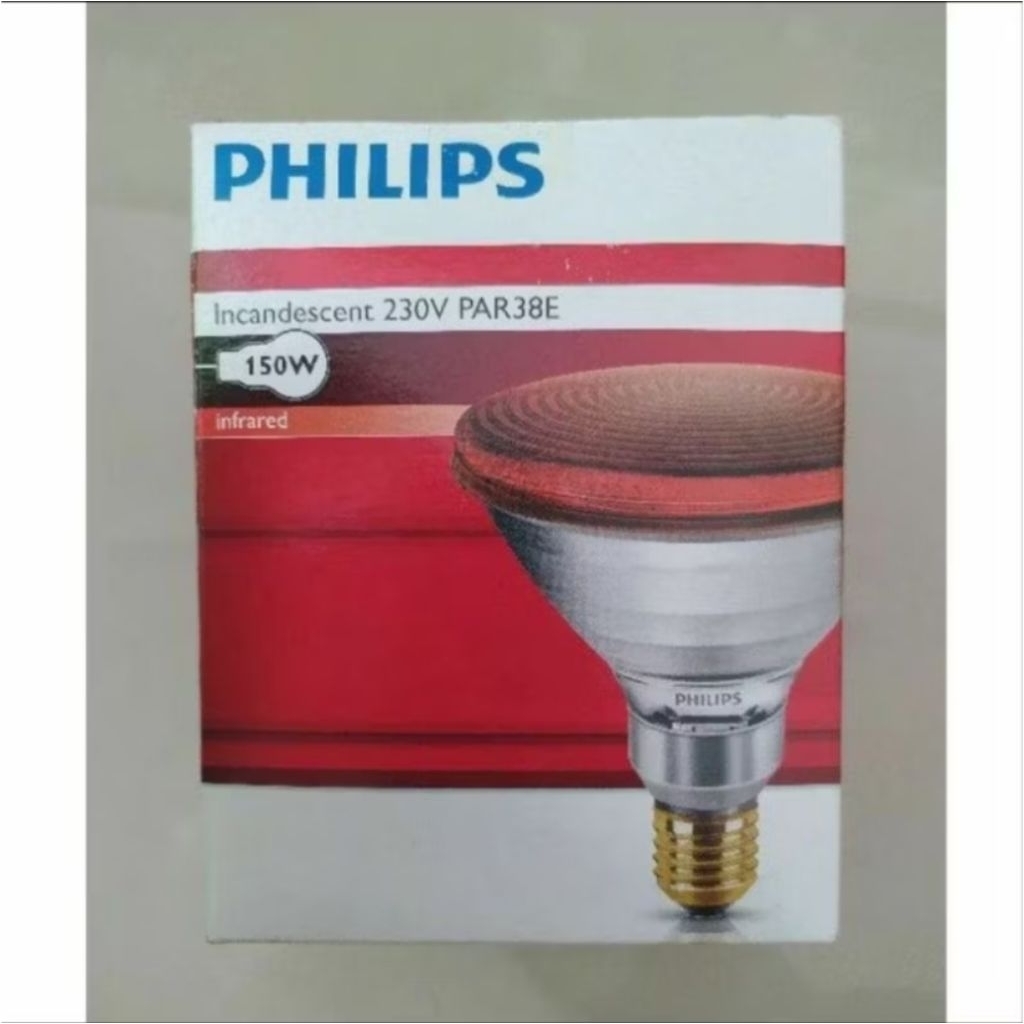 PHILIPS PAR 38 E LAMPU INFRA MERAH INFRARED 150W