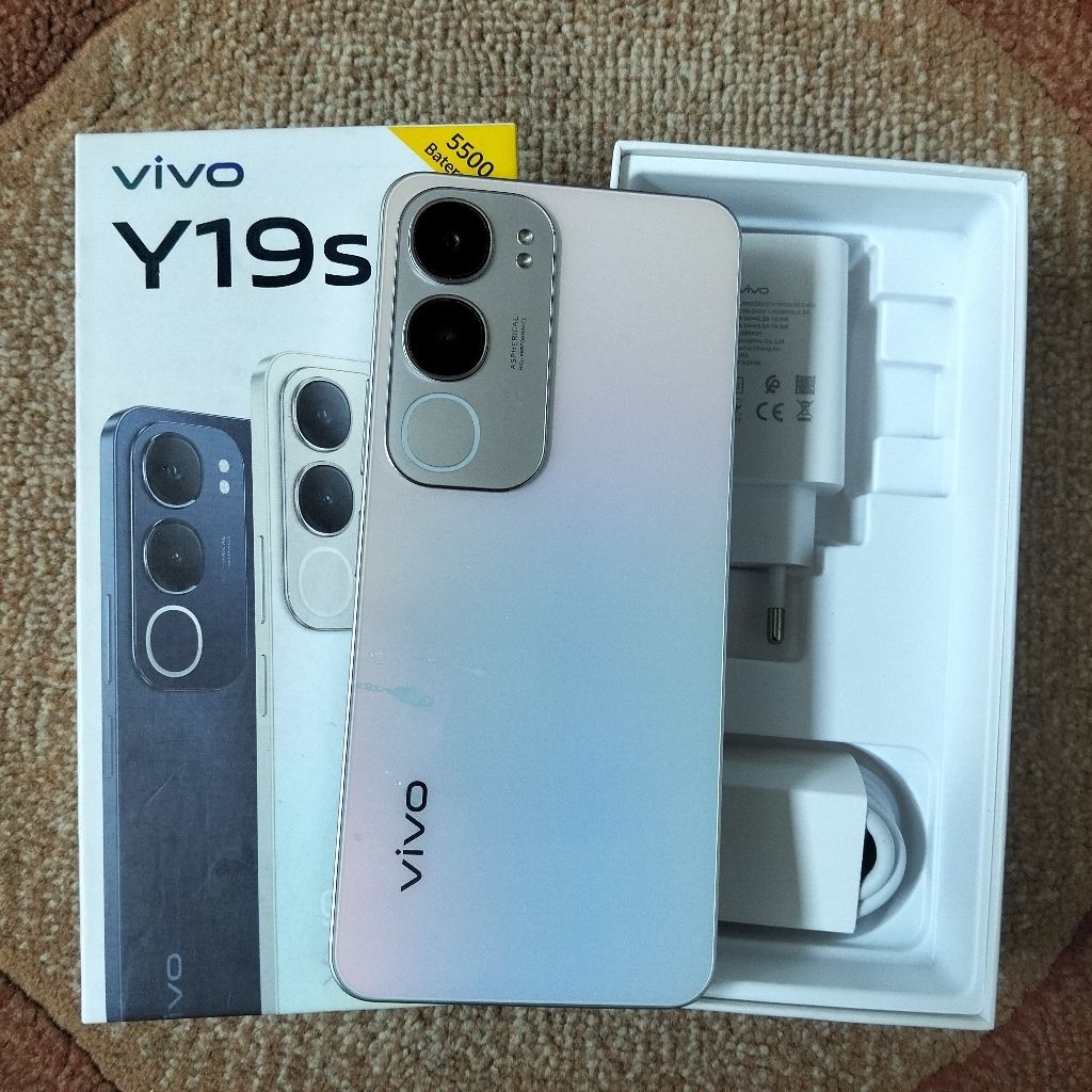 Vivo Y19S 6/128 fullset no minus