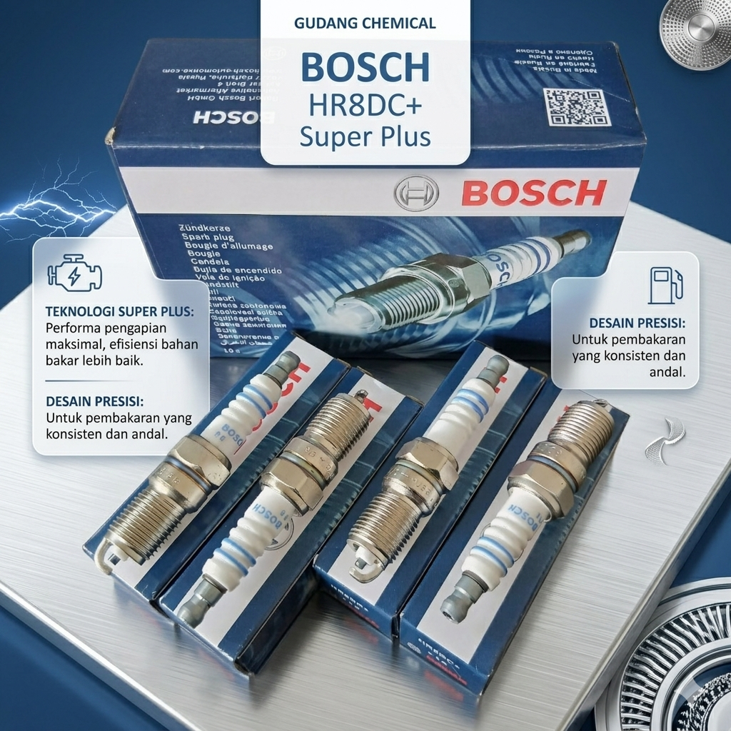 BOSCH Busi HR8DC+ / H7DC Mercy Mercedes Benz W123 W124 W115 W201 (Satuan)