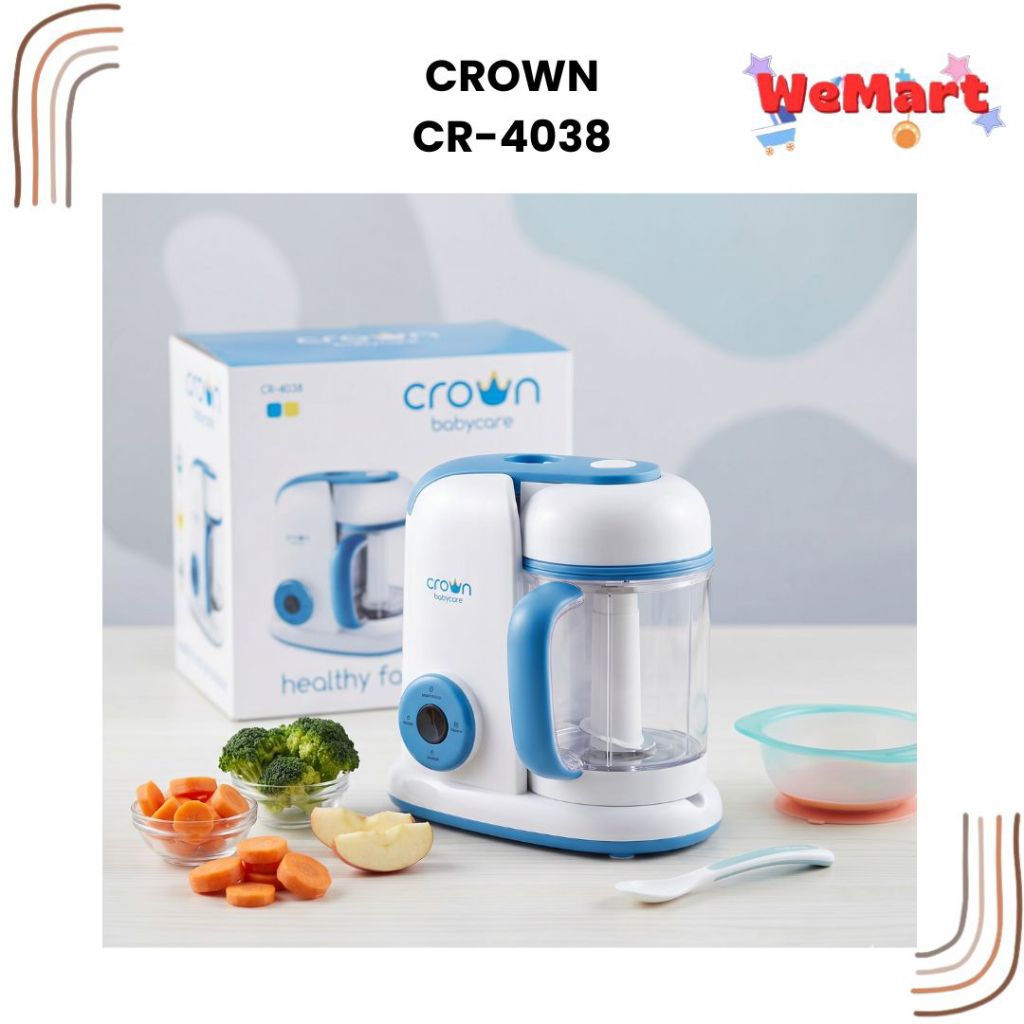 CROWN CR 4038 Food Processor 3-in-1