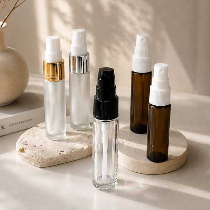 Botol parfum 10ml Botol Kaca Spray Pump Botol Roll on Botol Tola Botol Roll On Kaca Clear Kaca Benin