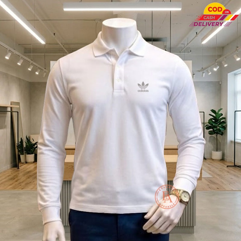PROMO  COD - Baju Koas Polo Lengan Panjang / Baju Koas Polo Pria Dan Wanita Lengan Pendek Logo 3Seco