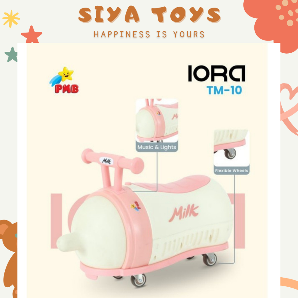 [SIYA] FREE BUBBLEWRAP RIDE ON PMB IORA TM-10 TM10 MOBIL RIDE ON TM 10 MOBIL ANAK PMB IORA MURAH KAD