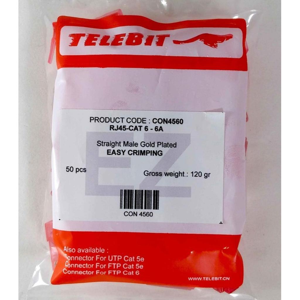 Conector RJ45 Cat 6 Telebit Original