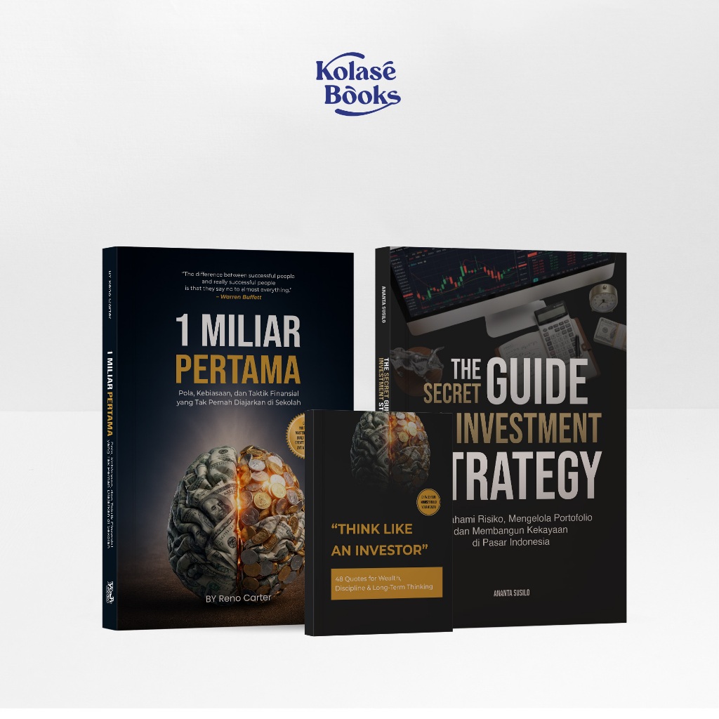 Paket 1 Miliar & Strategi [ 1 Miliar Pertama + The Secret Guide To Investment Strategy ] Kolasebook 