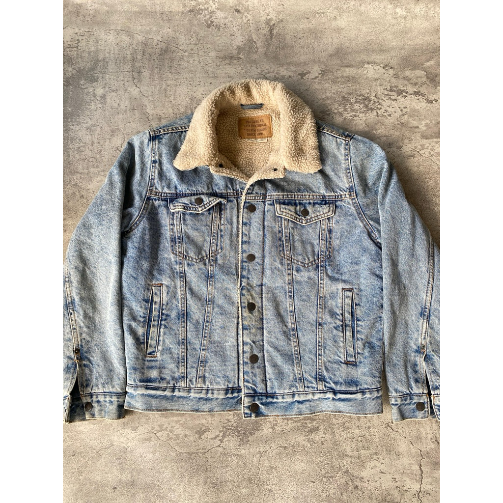 Trucker denim sherpa PULL AND BEAR