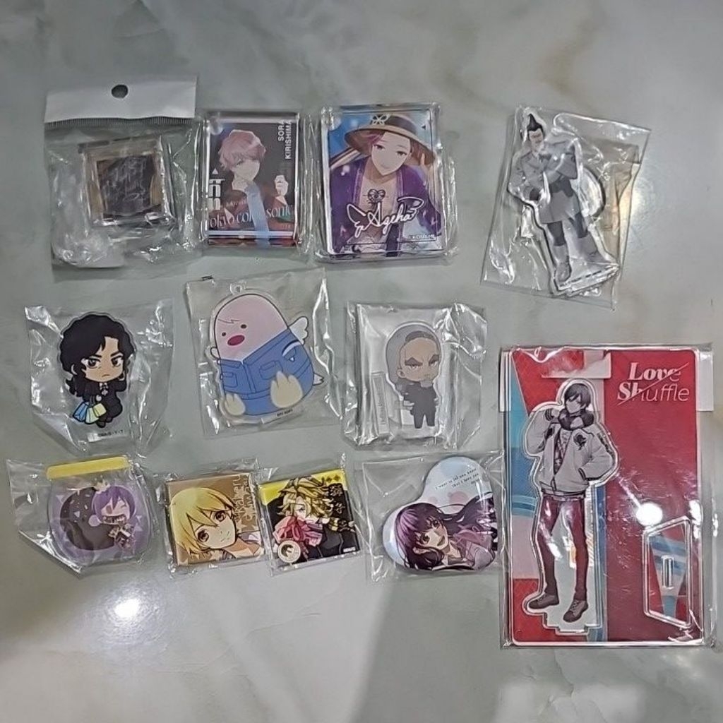 Official anime japan merchandise acrylic standee, pin
