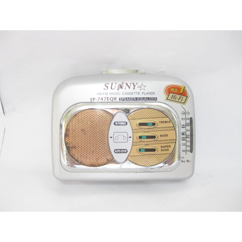 Walkman Sunny SP-747EQR pemutar Radio kaset - murah