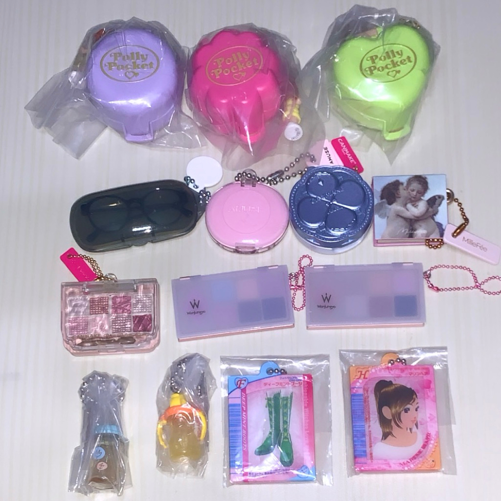 update (25 Juni) trinkets gotochi gachapon gashapon polly pocket miniature dot baby bottle pigeon ai