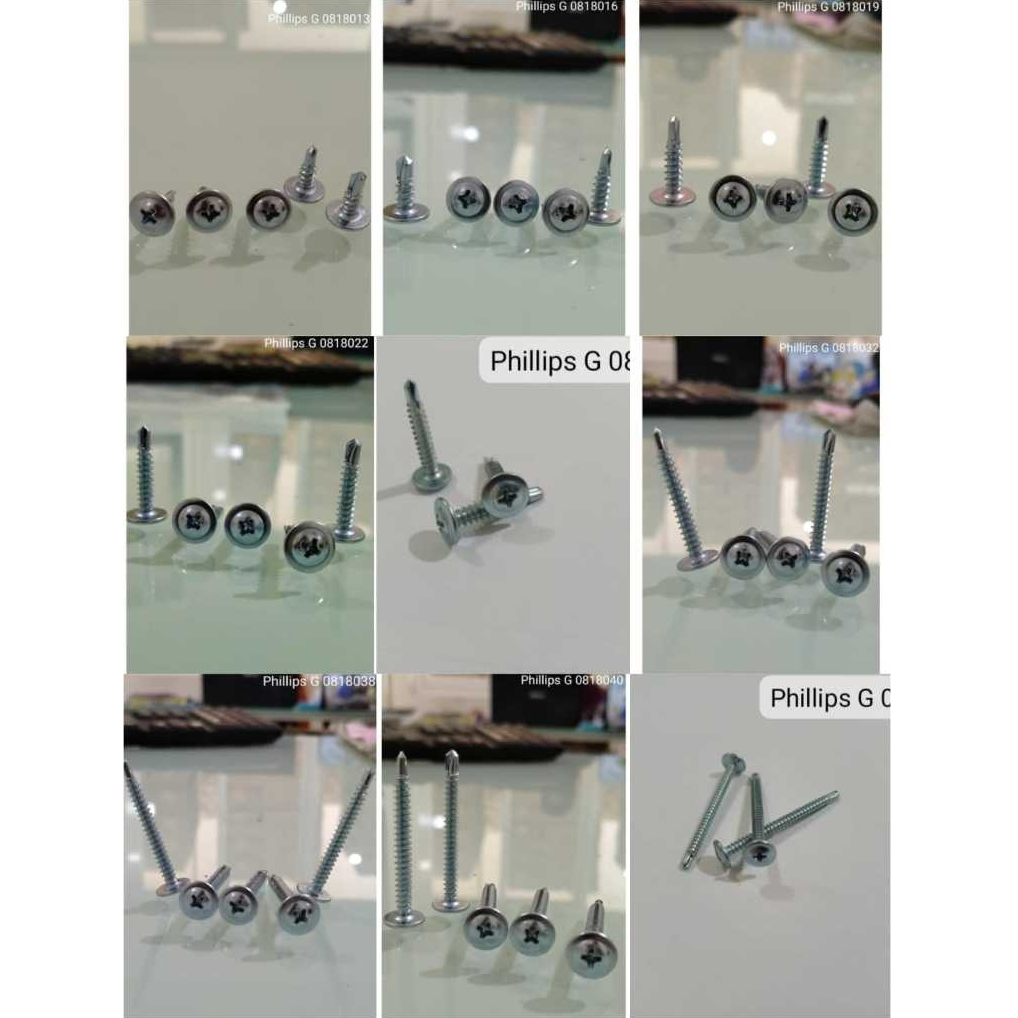 SKRUP ACP TRUSS MODIFIED PHILLIPS G PANJANG 1,3 - 5 cm - MERK GLOBAL