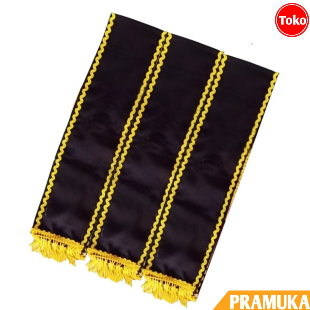 Selempang TKK Kuning (Penegak) Pramuka / Slempang TKK / Tetampan TKK Pramuka / Selendang TKK Pramuka