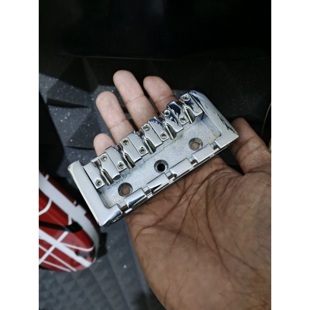 tremolo fixedbridge bass Spector 5 string original crome