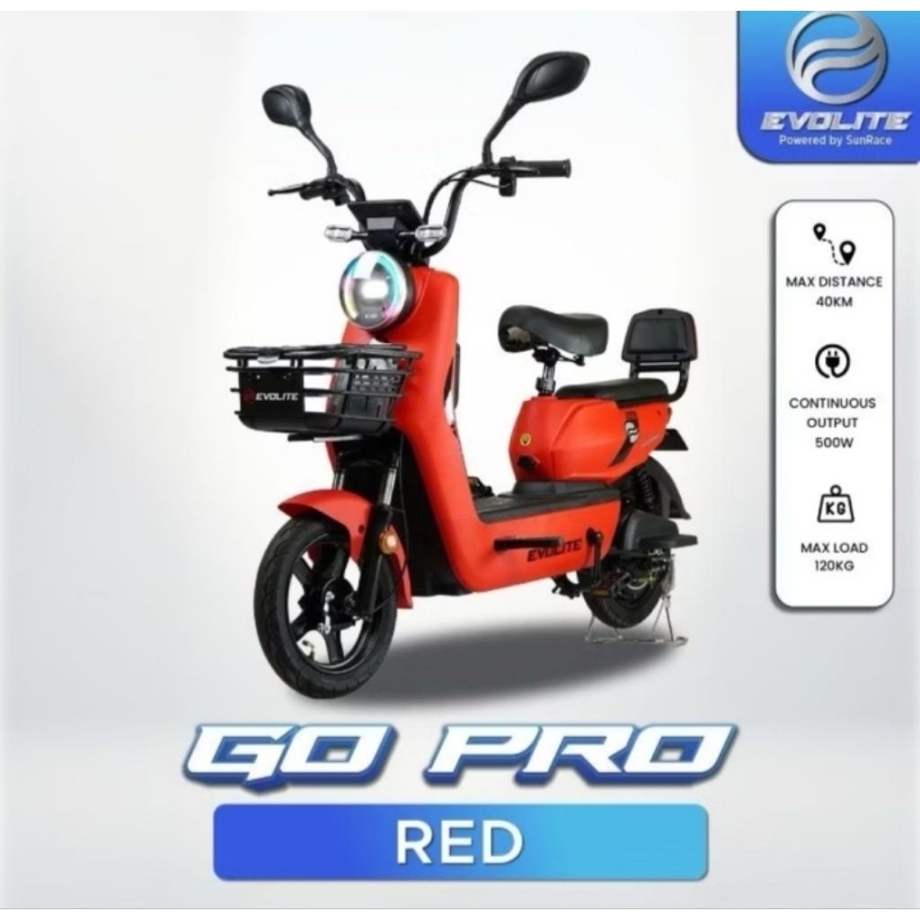 SEPEDA LISTRIK EVOLITE GO PRO