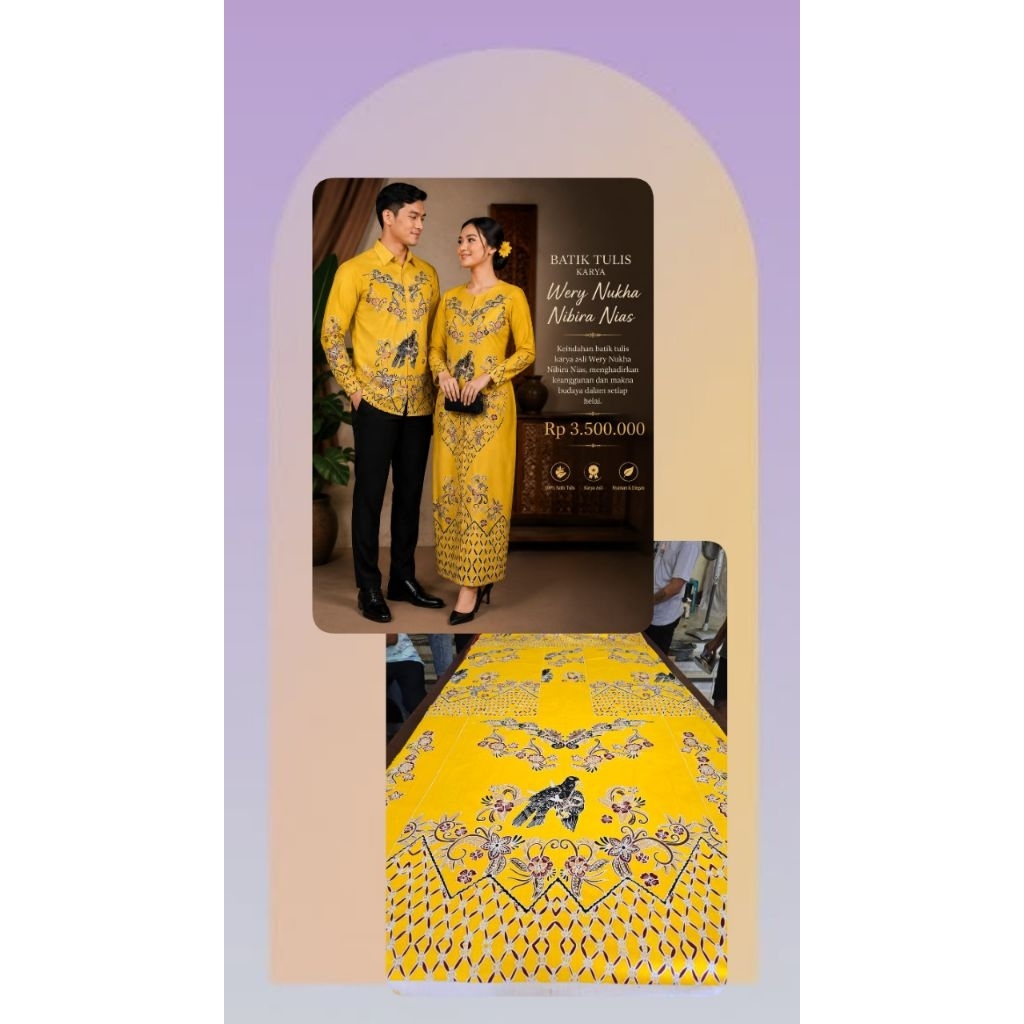 batik tulis bakal couple
