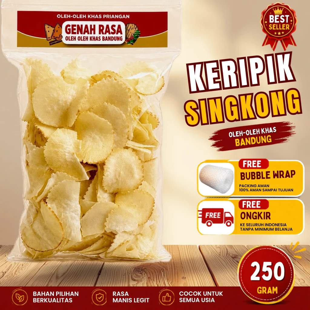 Keripik Singkong Asin Gurih 250 g