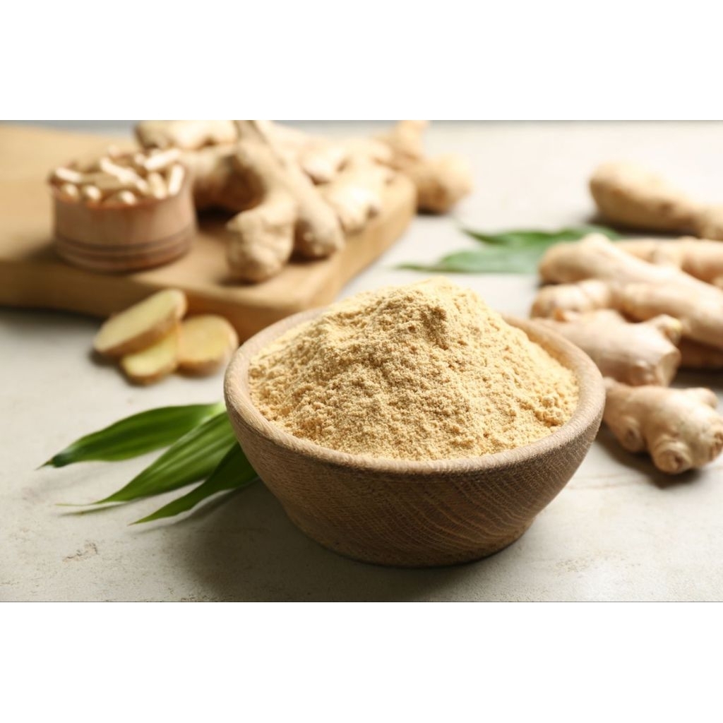 Bubuk jahe 1kg, Jahe Bubuk Tanpa Gula, Serbuk Asli, bubuk jahe Premium
