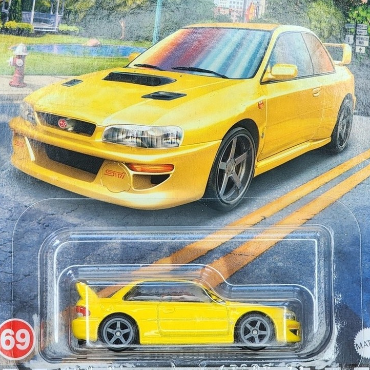 Hot Wheels Premium Subaru Impreza Kuning