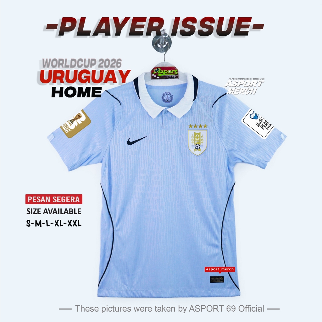 JERSEY PLAYER ISSUE URUGUAY HOME 2026 slimfit world cup PI PILDUN