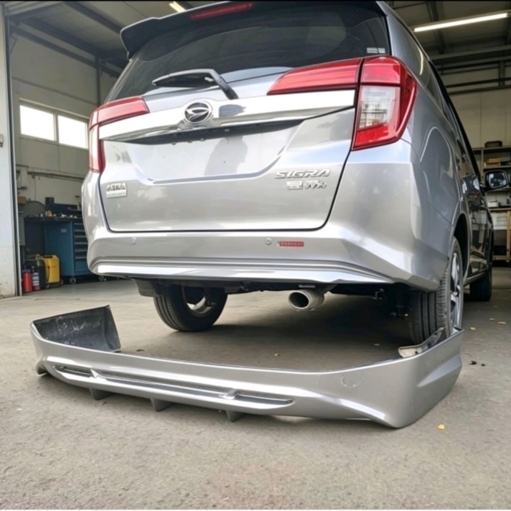bodykit belakang calya sigra / plastik abs premium