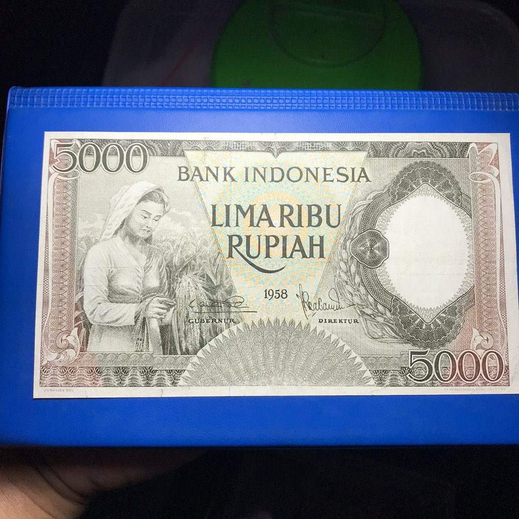 Koleksi Uang Seri 5000 Pekerja 1958