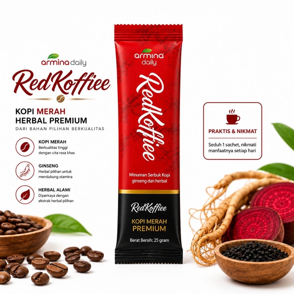 1 sachet kopi red koffiee - red coffee