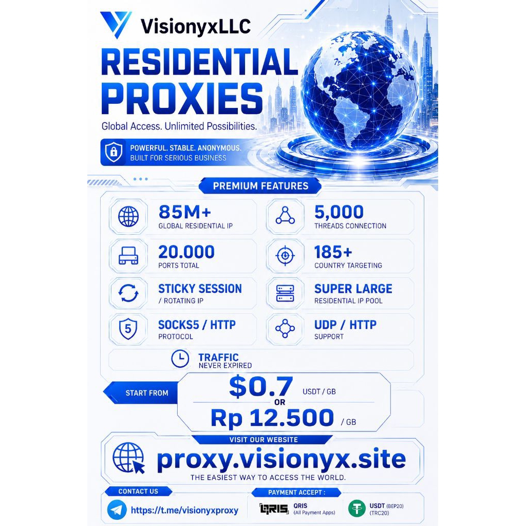 Proxy Residential 1GB Rotating DataImpulse Unlimited Ports Real IP