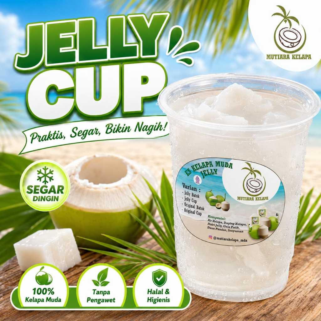 Kelapa Muda Jelly Kemasan Cup