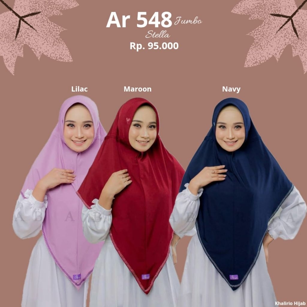 AR 548 JUMBO HIJAB BERGO Escudo Talita BY ARRAFI ori