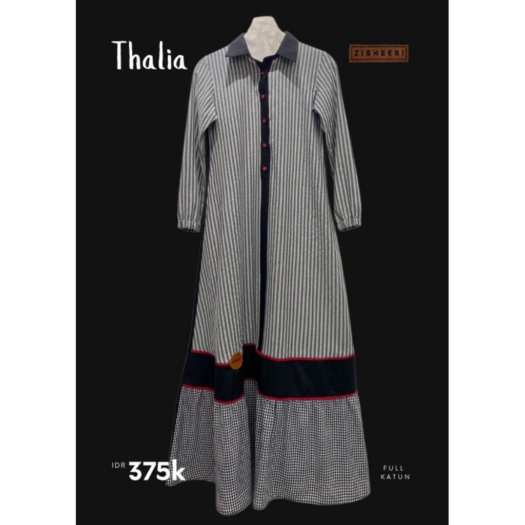 Thalia dress by zisheeri|gamis zisheeri|terbaru zisheeri