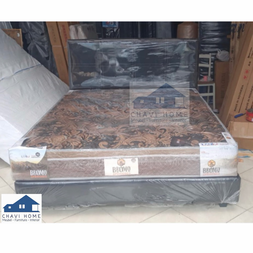 CHAVIHOME Springbed bromo star kasur set tempat tidur ekonomis