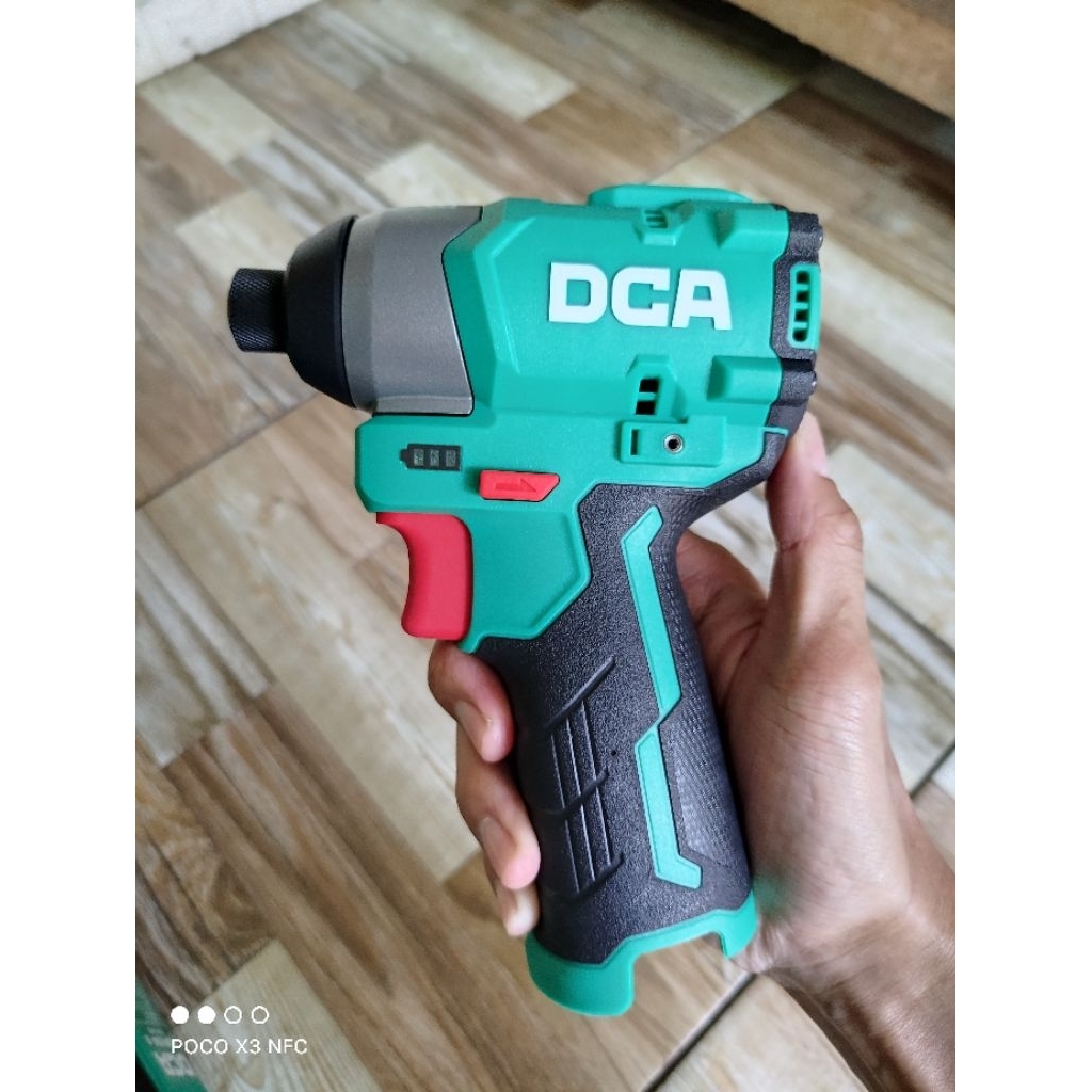 Mesin Bor Obeng Baterai DCA ADPL 04-8 EK 12V Cordless Brushless Impact Driver Second