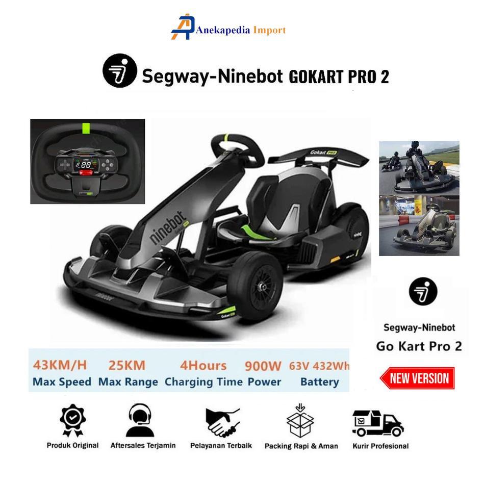 Segway Ninebot Gokart Pro Versi 2 Fullkit With Ninebot Mini S-Max New Version - Segway Ninebot Max E