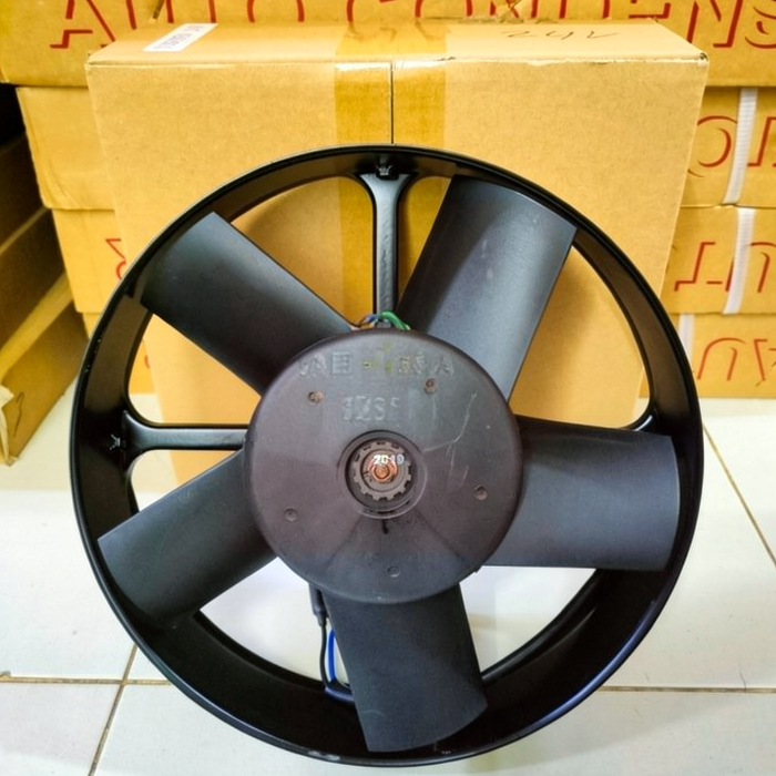EXTRA FAN 24 VOLT KIPAS 12 INCH 24V 5 DAUN ORIGINAL ASLI TOKUDEN AC MOBIL