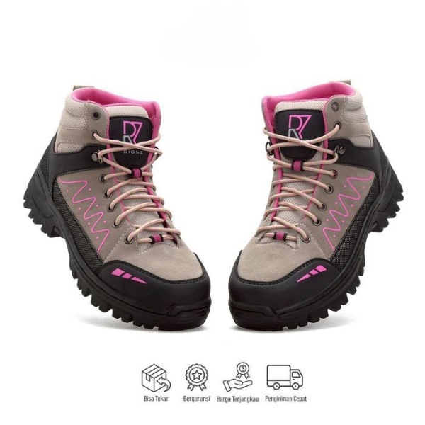 Eiger - Sepatu Boot Hiking Gunung Wanita Cewek Tracking Outdoor Touring