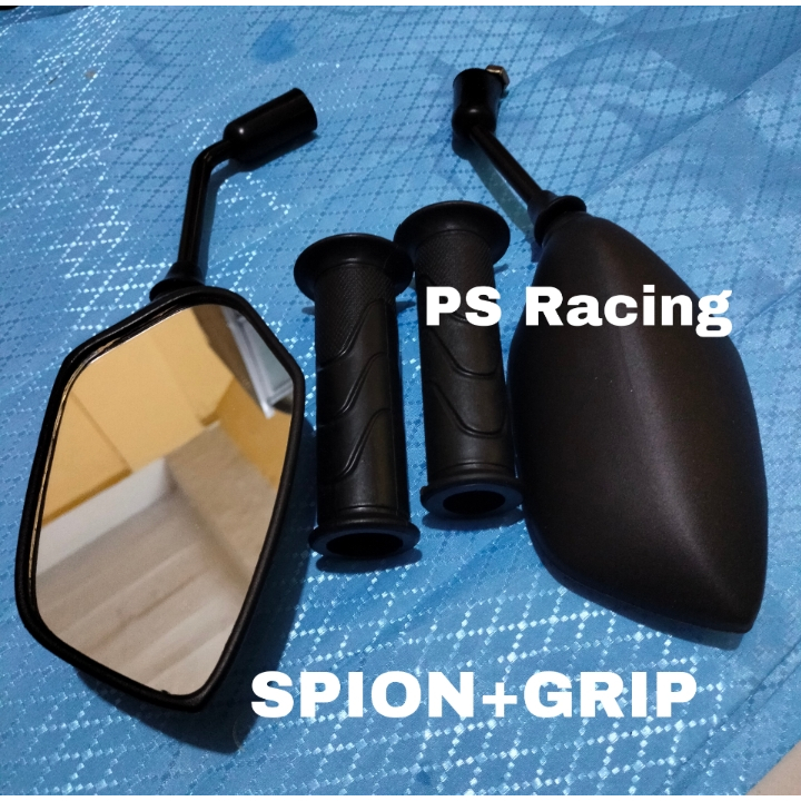 PROMO PAKET GRIP HONDA SET KACA SPION STANDAR PCX 150 / PCX 160 KWALITAS ORIGINAL / SPION MOTOR HOND