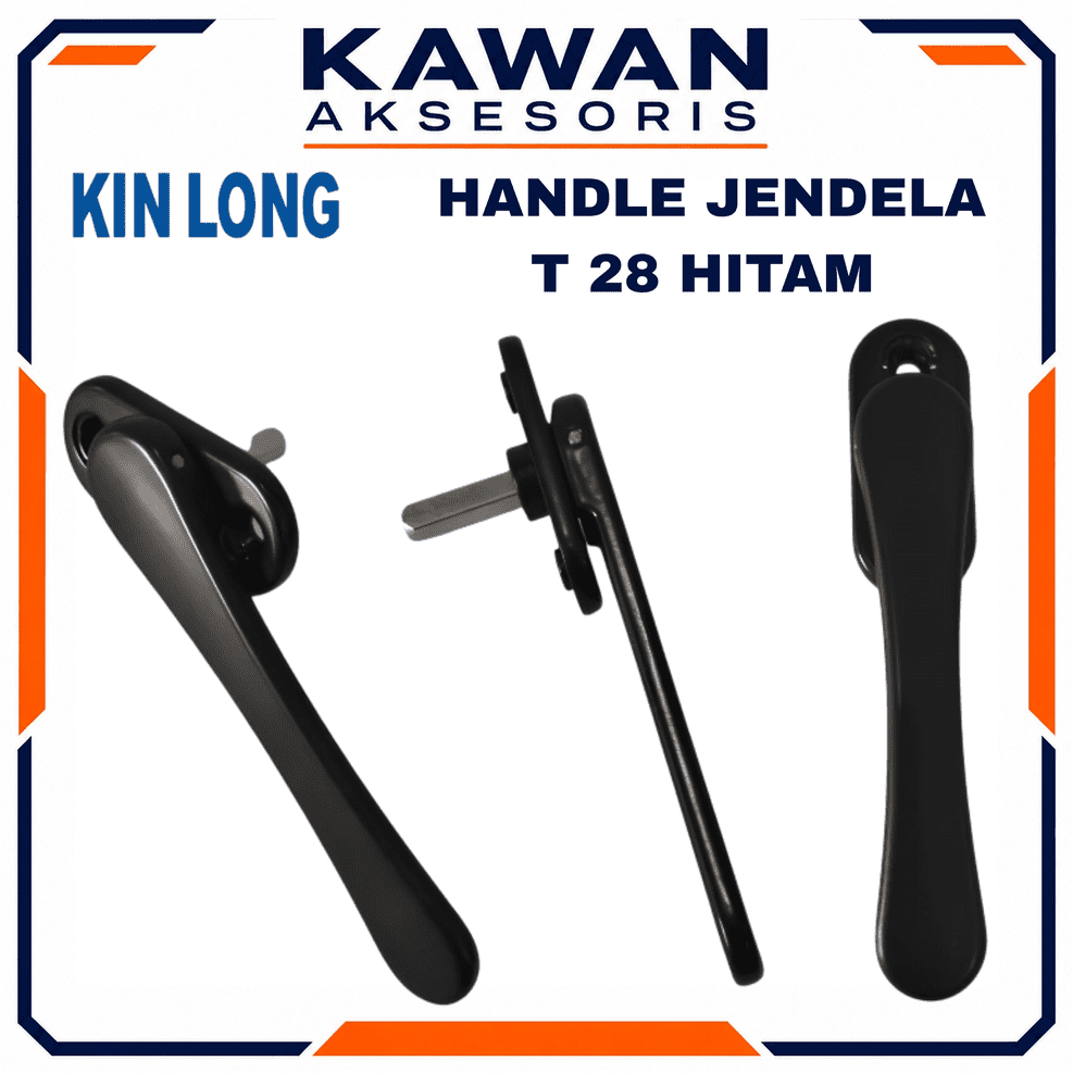 Handle Espanyolet T28 Hitam Kinlong