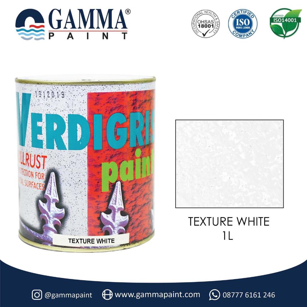 Verdigris Texture WHITE - Cat Tekstur untuk Besi 1L