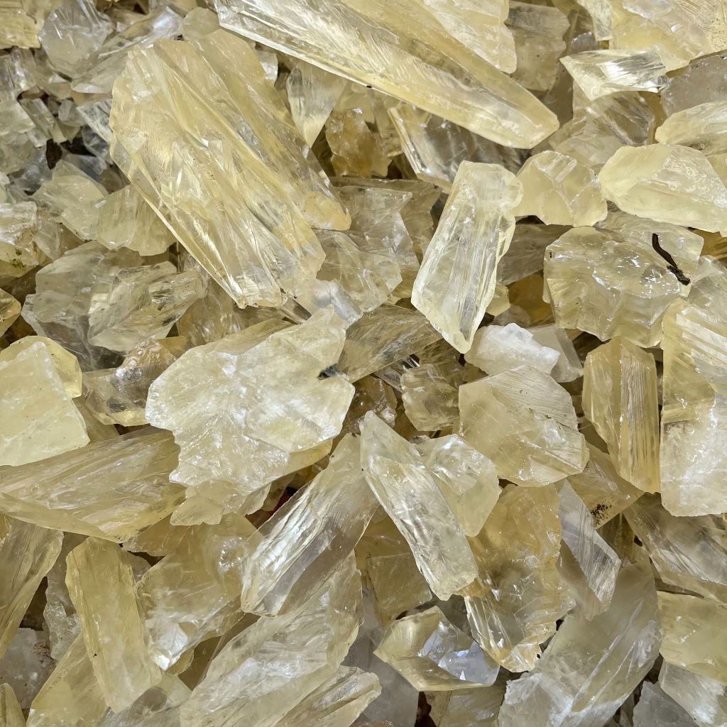 harga gila gilaan kerikil kristal citrine chips berat 500g asli alam super kuning bening