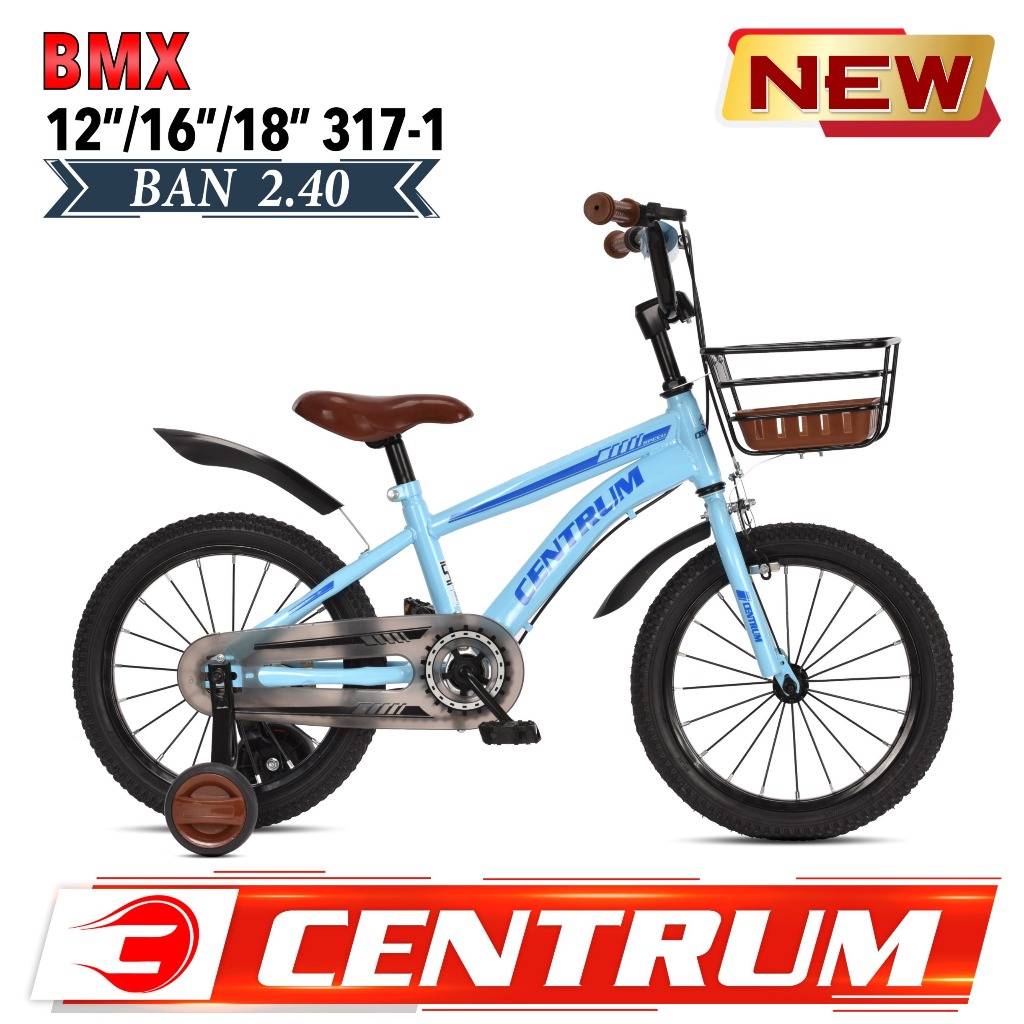 sepeda anak BMX 18” INCH CLARION 8503 BAN JUMBO / BMX 18”CENTRUM 317-1