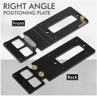 Woodworking 90 Degree Track Saw Square Guide Rail Square Right-angle Guide Rail Stop Electric Circul