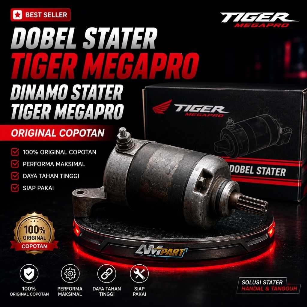 DOBEL STATER TIGER MEGAPRO DINAMO STATER TIGER MEGAPRO ORIGINAL COPOTAN