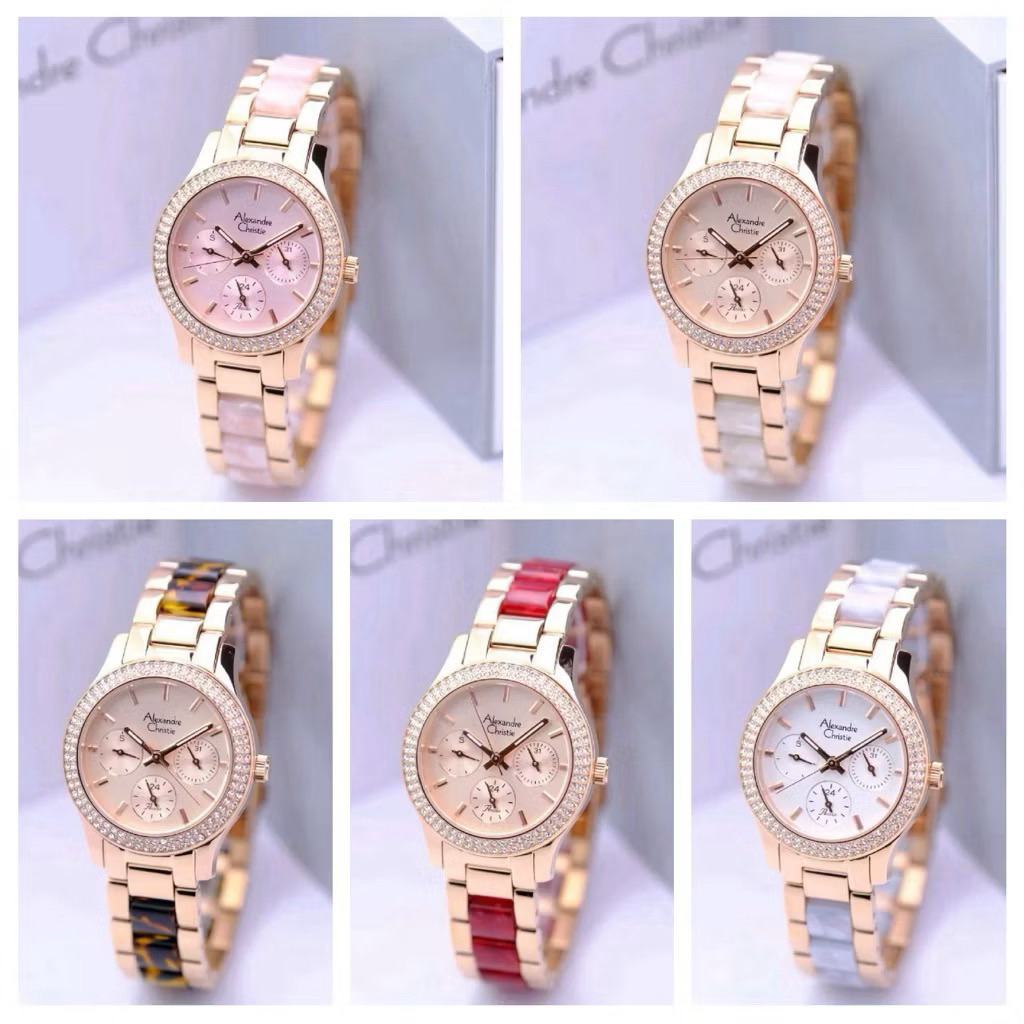 Jam Tangan Wanita Alexandre Christie Ac 2932BF original