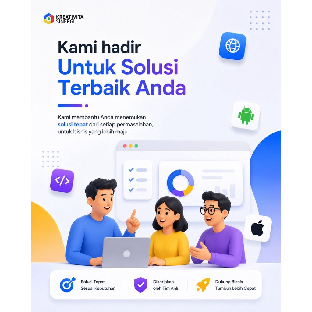 Jasa Pembuatan Website, Aplikasi Mobile Android dan iOS, Aplikasi Desktop Murah
