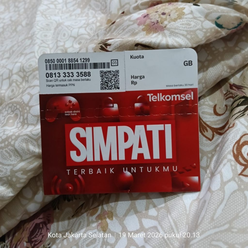 Instant2jam NomorCantik Telkomsel Hoki Premium 11digit 5G 7878