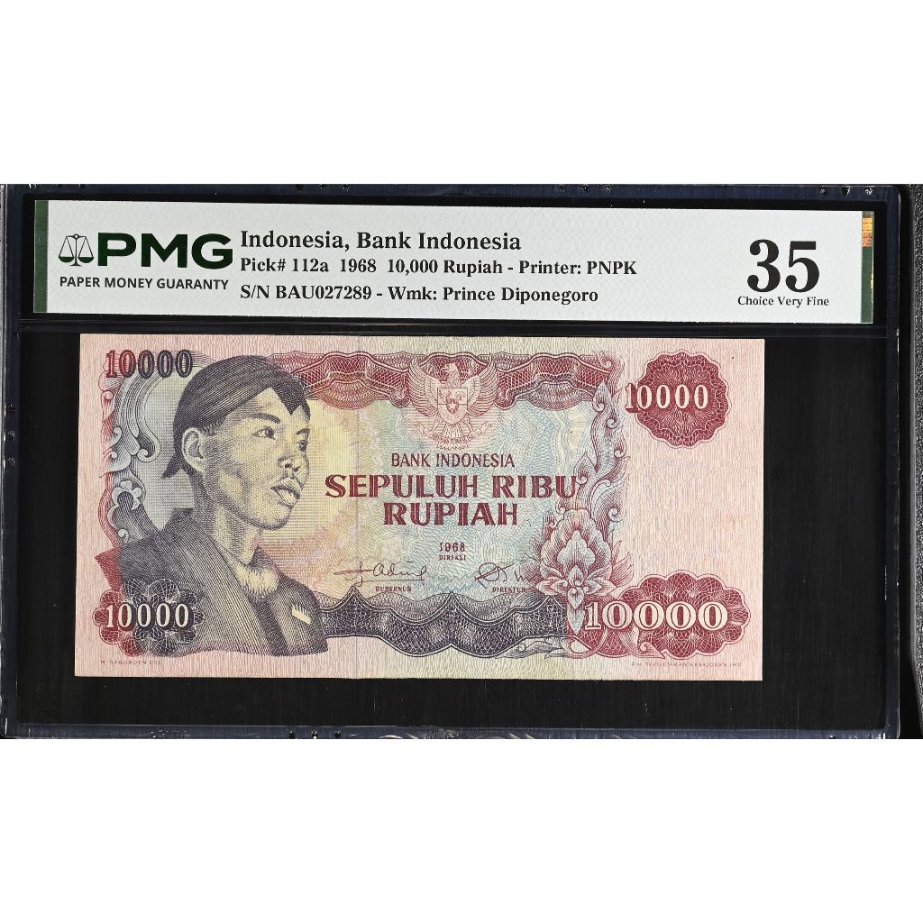 PMG 10K Sudirman Skor 35 10000 Sudirman Tahun 1968 Seri BAU027289