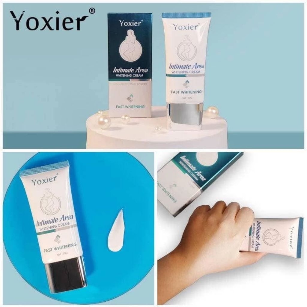YOXIER WHITENING CREAM Body Whitening Cream Untuk Lutut Gelap Ketiak Leher AREA SENSITIF