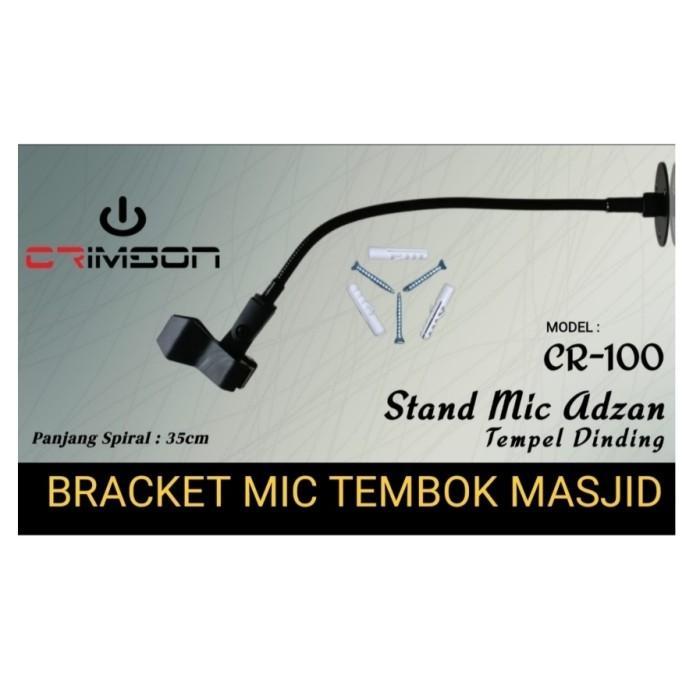Stand Mic Crimson Cr-100 Tembok Spiral Masjid Crimson Cr-100 Original