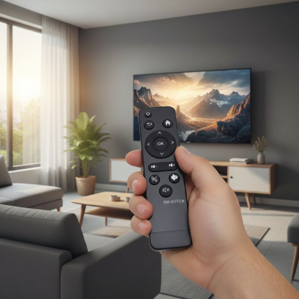 Remote STB Android TV XL Home Akari Polytron Indibox Mola